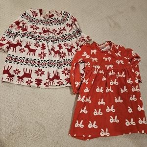 Hanna Andersson 2T/85 cm Christmas dresses, excellent condition